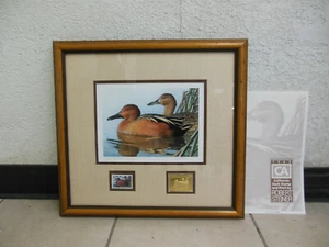 Robert Steiner 1989 California Duck Stamp Print Medallion Edition 52/100 Signed - Picture 1 of 12