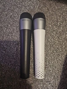 Xbox 360 Microsoft Microphones Wireless White & Black - untested - Picture 1 of 3
