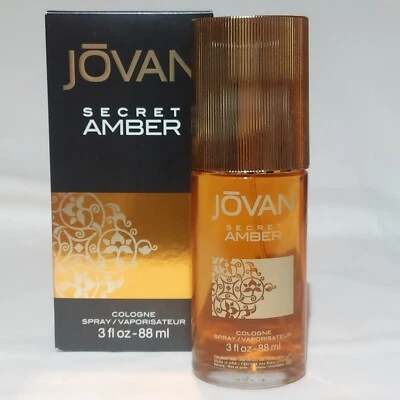 Jovan SECRET AMBER Cologne Spray 3oz 88ml - Image 1 of 4