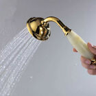 Traditional Brass Telephone Handheld Shower Head Ti-Gold Finish with 1.5m Hose