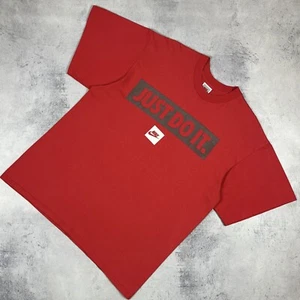 Camiseta de manga corta vintage Nike Just Do It Big Logo hecha en EE. UU. 90’... - Imagen 1 de 9