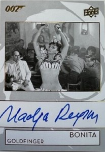 Nadja Regin Autograph A-NR, 007 James Bond Collection, Upper Deck 2019