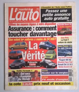L'essentiel de l'auto - N°4 de février 2000 - Rover 25/ Ford T /Picasso 1.6i /F1 - Imagen 1 de 10