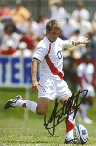ENGLAND, OSPREYS & NORTHAMPTON RUGBY: STEPHEN MYLER SIGNED 6x4 ACTION PHOTO+COA - Picture 1 of 1