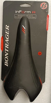 全新 Bontrager Inform R R Race 128 毫米自行车座椅 带 Chromoly 导轨 — 第 1/3 张图片