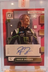 2023 Donruss Racing Hailie Deegan Red Signatures Autograph 11/25 SSP X-Mas# - Picture 1 of 2