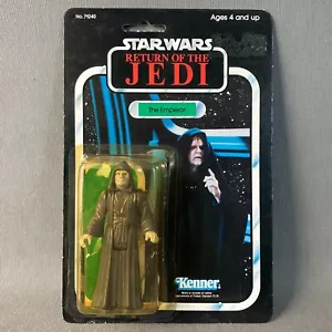 STAR WARS VINTAGE | The Emperor | MOC | 79 bk | ROTJ Kenner sealed blister 1984 - Imagen 1 de 7