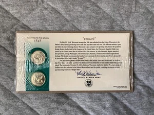 2004 P&D Wisconsin State Quarter First Day Cover - Picture 1 of 2