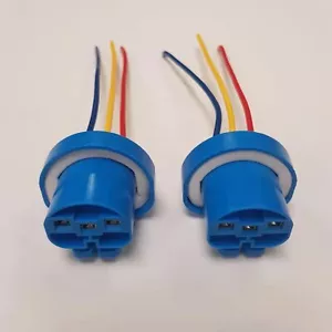 2 piezas Alambre Pigtail hembra P9007 HB5 Luz de cabeza Dos Arneses Bombilla Halógeno Enchufe - Imagen 1 de 2