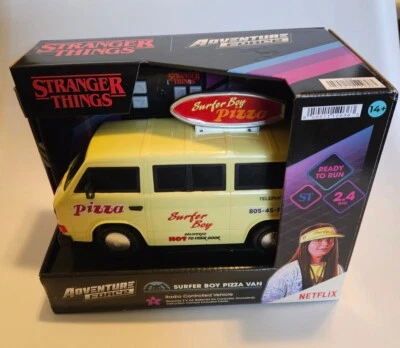 Surfer Boy Pizza Remote Control Van - Stranger Things - Adventure Force- New Toy - Image 1 of 4