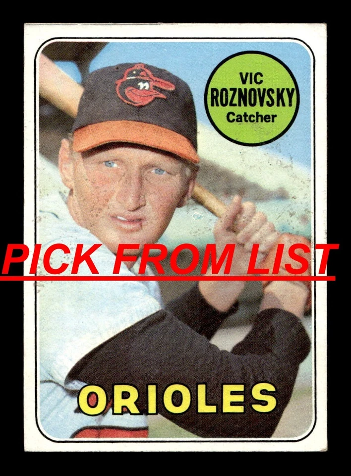 1969 Topps 282-579 VG-EX Pick From List All PICTURED vv6 - Image 1 of 1