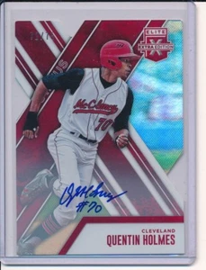 2017 ELITE EXTRA ED. QUENTIN HOLMES DIE CUT RED AUTO AUTOGRAPH #/D 72/75 - Bild 1 von 1