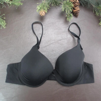 Gap Body Bra 34B Black Padded Underwire Adjustable Clasp Back - Image 1 of 4
