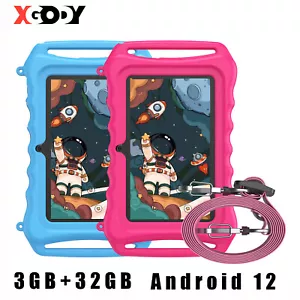 7" Inch WIFI Tablet Android Quad Core Kids Tablet PC 3+32GB HD GMS Dual Camera - Picture 1 of 23