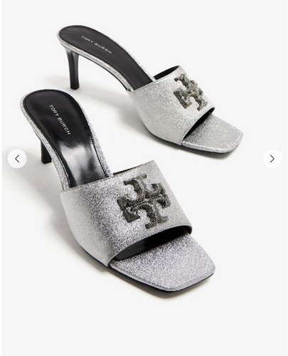 Nuovissimo sandalo tory burch wn 6 eleanor pave mule 65 mm pelle glitter 151838