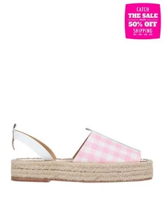 RRP€289 DODO BAR OR Sandals US10 UK7 EU40 Pink Check Flatform Made in Portugal - Picture 1 of 6