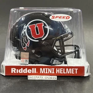 Utah Utes Speed Mini Helmet Riddell NCAA Black Alternate New! - Picture 1 of 12