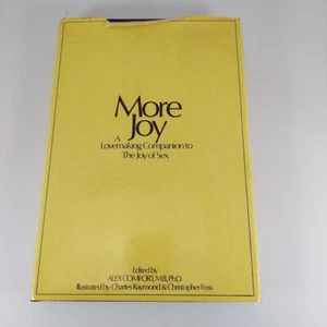 More Joy A Lovemaking Companion to the Joy of Sex 1974 Crown Illustrated HCDJ - Picture 1 of 11