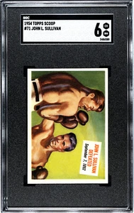 1954 TOPPS SCOOP #71 JOHN L. SULLIVAN SGC 6 2486580 - Picture 1 of 2