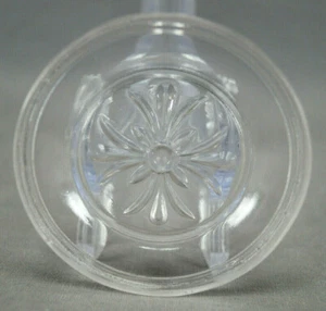 EAPG Lacy Period Center Cross 3 Inch Flint Glass Cup Plate C. 1830-1850s - Picture 1 of 8