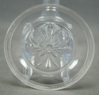 EAPG Lacy Period Center Cross 3 Inch Flint Glass Cup Plate C. 1830-1850s - Image 1 of 4