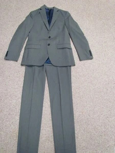 Haggar Young Giacca Tuta Uomo Ultra Slim 48R & 29 W 31 L Pantalone Ultra Slim Grigio - Foto 1 di 8