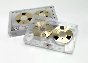 Reel to Reel cassette tape self-made high quality design Gold color 2 pieces - Picture 1 of 13