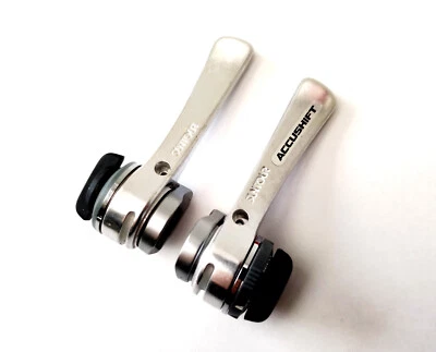 Cambios de tubo descendente Suntour Accushift 2x6 velocidades indexadas Japón NOS de colección Foto 1 de 4