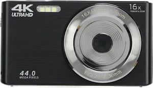 Compact Digital Camera, 4K HD Camera 16x Digital Zoom, 2.8in Large Screen, 44MP - Picture 1 of 12