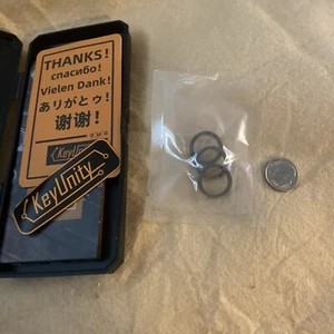 KeyUnity KA10 Titanium Flat Keyrings - Picture 1 of 6