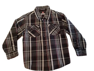 Camisa masculina AIRWALK manga longa com botões tamanho 8 - Imagem 1 de 4