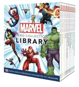 Marvel Hero Collection 10-Book Library 2023 Super Hero Storybook Box Favourites - Picture 1 of 2