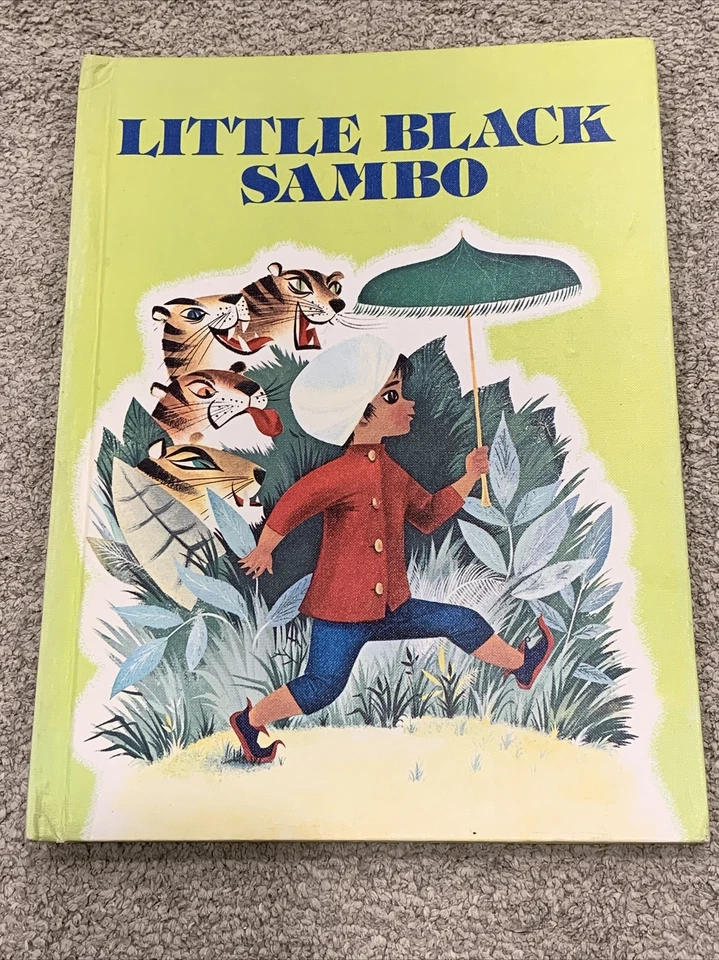 VINTAGE A Golden Book LITTLE SAMBO Large Book 12.5" ~ 1976 First Printing - Image 1 of 4