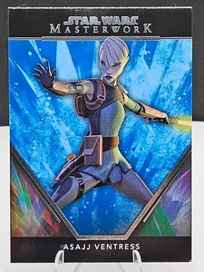 2024 Topps Star Wars Masterwork Asajj Ventress Blue #8 - Picture 1 of 2