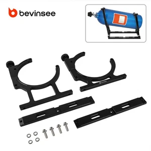 BEVINSEE Anodized Nitrous Oxide Bottle Brackets Frame Mounting Set - Picture 1 of 13