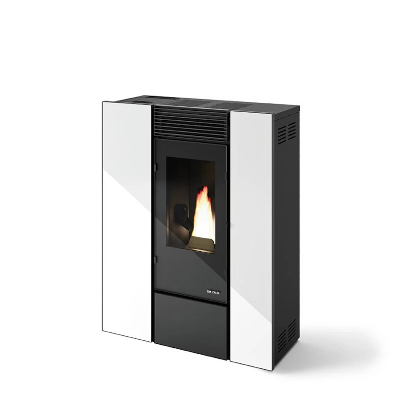 STUFA A PELLET EVA CALOR DENISE CANALIZZATA 11 KW BIANCO ERMETICA - Immagine 1 di 1