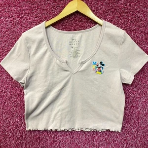 Disney Topolino lavanda orlo arruffato croptop XL - Foto 1 di 4