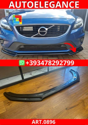 ART. 0896 DIVISOR VOLVO V40 2012-2019 R NEGRO BRILLANTE - Imagen 1 de 4