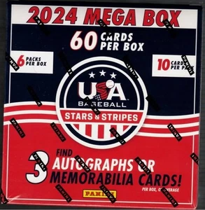 2024 Panini USA Stars & Stripes Baseball Mega Box - Picture 1 of 1