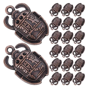  35 Stck. Ägyptischer Skarabäus Ornamente: Retro Schmuck Charms - Ägyptischer Skarabäus Schmuck - Bild 1 von 18