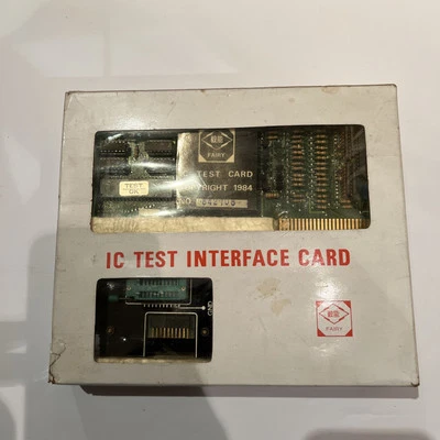 IC Test Interface Card for Apple II Computers by Fairy With Manual And Software - Image 1 of 4
