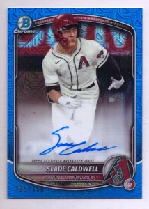 2025 Bowman Chrome Prospect Mega Box Auto Slade Caldwell #BMA-SC #'d 125/150 - Bild 1 von 3