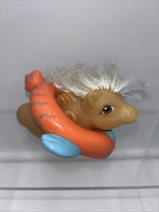 Vintage 1984 My Little Pony MLP G1 Seashore Watercolor Baby Sea Pony Fish Float - Picture 1 of 11