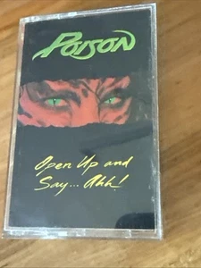 Open Up & Say Ahh by Poison (Cassette, 1990) Like New. Tested! - Picture 1 of 7