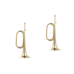 2 Piezas Corneta Toca Grifos Instrumentos Musicales Cornetas Llamada Matutina - Imagen 1 de 12