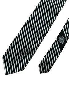 Daniel Cremieux Signature Collection Krawatte 7-fach schwarz silber nummeriert LE Repp - Bild 1 von 5