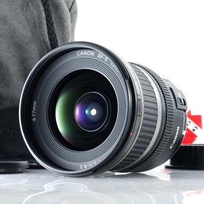 Lente ultra gran angular Canon EF-S 10-22 mm f/3,5-4,5 USM de Japón [Exc+5] Foto 1 de 4