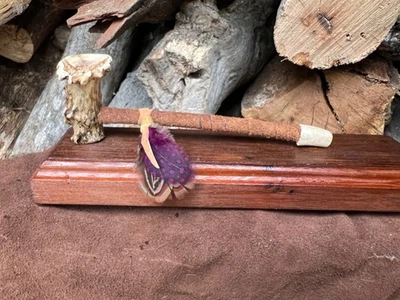 6" Antler stag pipe / with screens  E 3 - Image 1 of 3