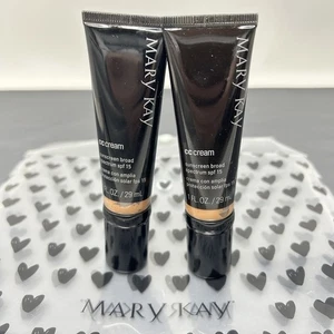 NO BOX LOT OF 2 Mary Kay CC Cream Color Deep SPF 15 #072825 -FAST SHIP EXP - Picture 1 of 2