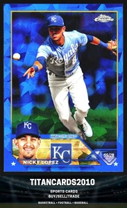 Nicky Lopez 2023 Topps Chrome Blue Saphire Kansas City Royals #USC151 - Picture 1 of 2